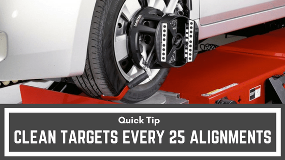 Quick Tip: Clean Targets Every 25 Alignments