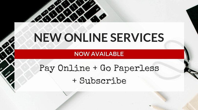 New Online Services Now Available